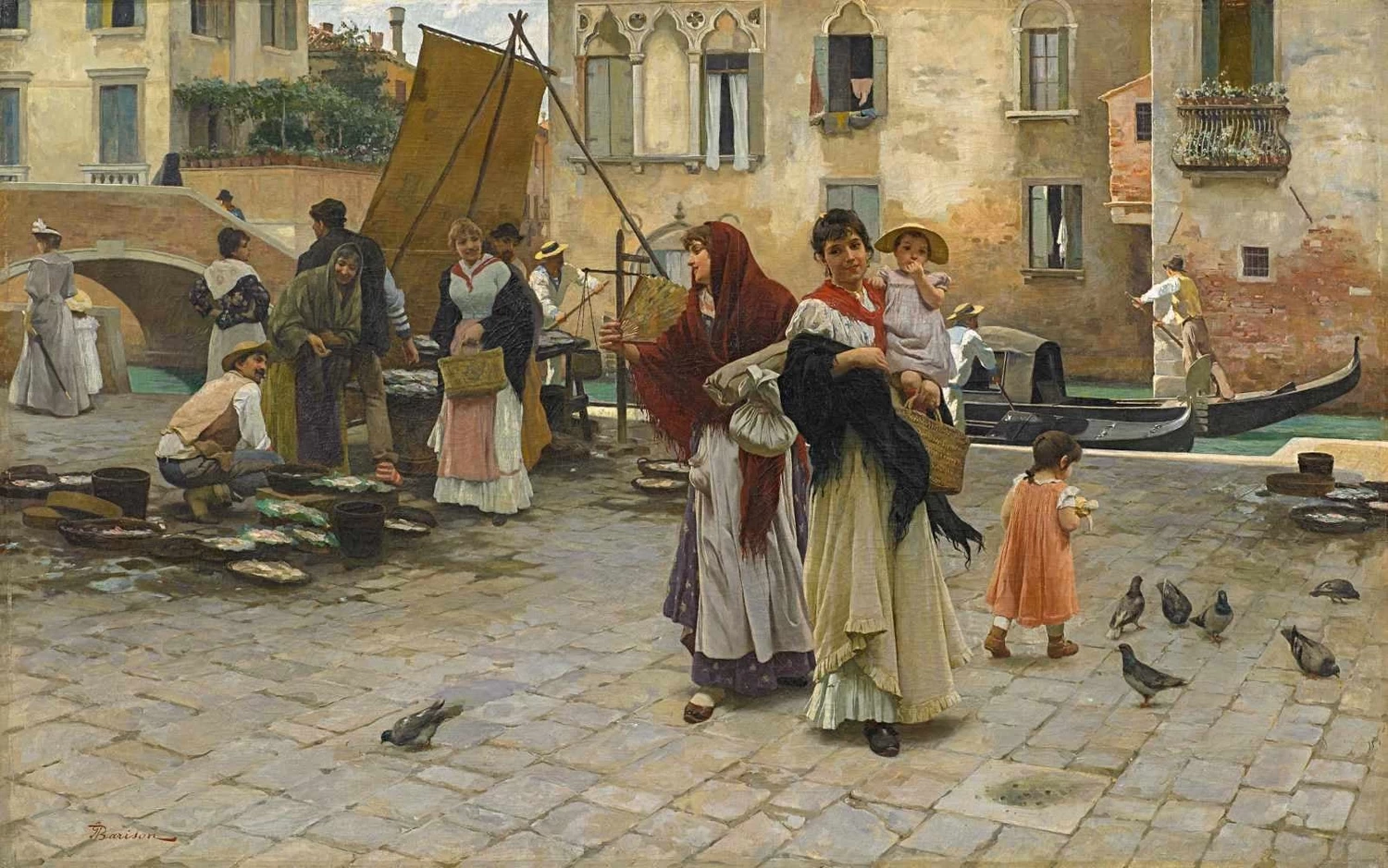 Il venditore di pesce